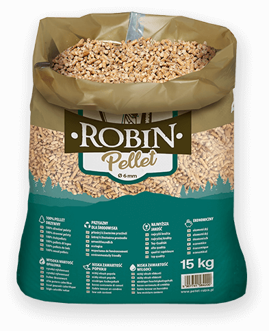 worek pelletu opałowego Robin do kupienia w Rogoźnie lub sklepie internetowym